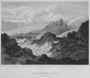 Bamburgh Castle, Northumberland, 1814