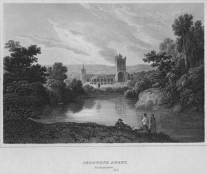 Jedburgh Abbey, Roxburghshire, 1814 door John Greig