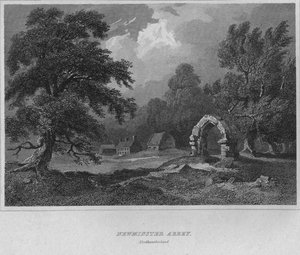 Newminster Abdij, Northumberland, 1814