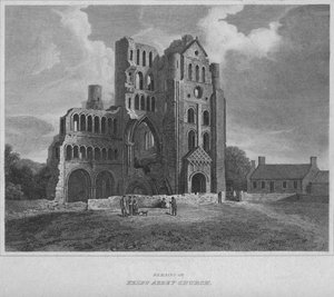 Resten van de Kelso Abdijkerk