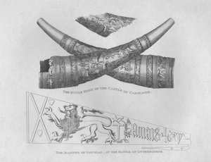 De Hoorn van het Kasteel van Carslogie & De Vlag van Douglas bij de Slag van Otterbourne