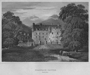 Traquair Kasteel, Peeblesshire door John Greig