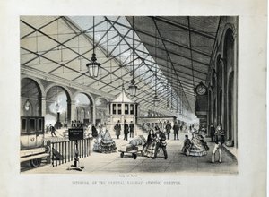 Interieur van het Algemeen Station, Chester door John Gresty