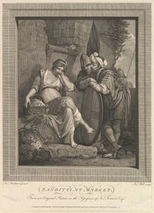 Bandieten op de markt, 9 november 1780