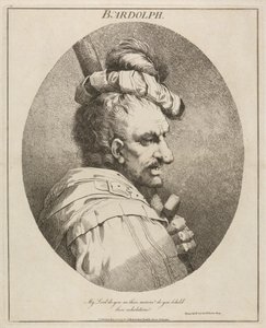 Bardolph, "Henry IV", Deel II, Act II, Scène IX door John Hamilton Mortimer
