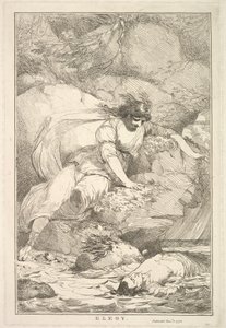 Elegie uit Vijftien Etsen Gewijd aan Sir Joshua Reynolds door John Hamilton Mortimer