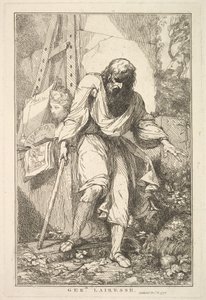 Gerard Lairesse uit Vijftien etsen opgedragen aan Sir Joshua Reynolds, 8 december 1778 door John Hamilton Mortimer