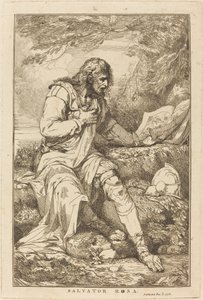 Salvator Rosa door John Hamilton Mortimer