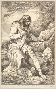 Salvator Rosa uit Vijftien Etsen Gewijd aan Sir Joshua Reynolds