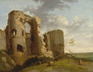 West Gate van Pevensey Castle, Sussex