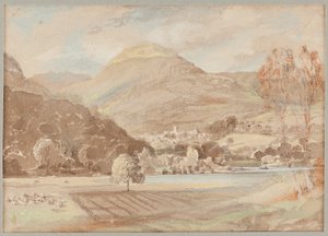 Velden buiten Brathay, 1812 door John Harden
