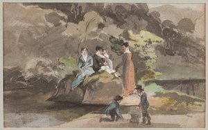 Groep bij het water, 1810