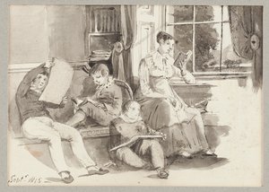 Jessy en drie kinderen, 1815