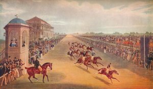 Race voor de Grote St. Leger Stakes, 1836, 1837 door John Harris