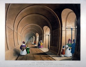 Thames Tunnel, Londen, 1835 door John Harris