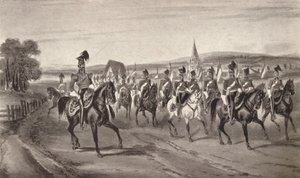 Op weg naar de Parade 16e Lansiers, 1850-1909