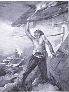 Een grensincident uit de Balkanoorlog 1912, uit Hutchinson