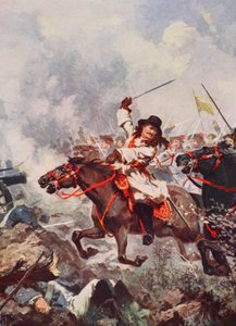 Frederik Willem, de Grote Keurvorst, bij Fehrbellin door John Harris Valda