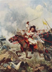 Frederik Willem, de Grote Keurvorst, bij Fehrbellin door John Harris Valda