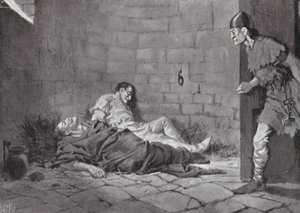 Gevangenschap en dood van hertogen Erik en Valdemar door John Harris Valda