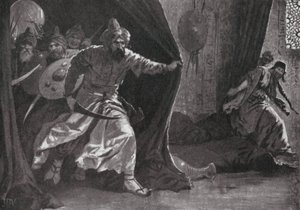 Opstand van de Koninklijke Garde in Damascus door John Harris Valda