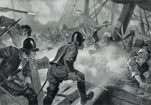 De Slag bij Lepanto door John Harris Valda
