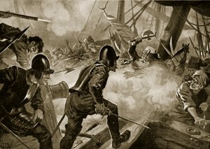 De Slag bij Lepanto, illustratie uit 