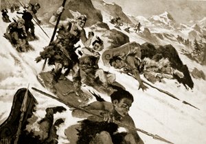 De Cimbri in de Alpen door John Harris Valda