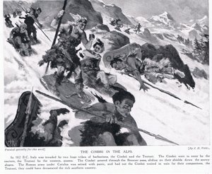 De Cimbri in de Alpen