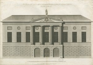 Stafford - Shire Hall: aquatint gravure