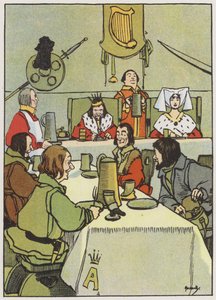 Het afmaken van de pudding van de koning
