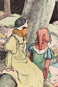 De kinderen in het bos, c.1900 (detail) door John Hassall