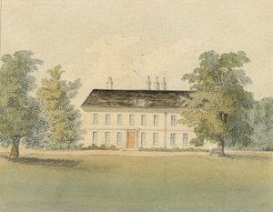 Pastorie van de Rev. Drummond, 1823 door John Hassell