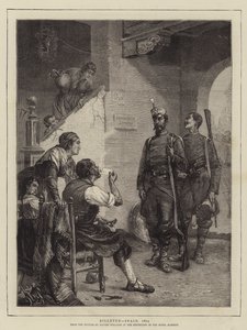 Ingekwartierd, Spanje, 1874 door John Haynes Williams