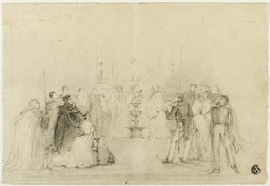 Studie door John Hayter