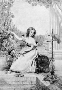 De prinses Victoria op elfjarige leeftijd, 1901