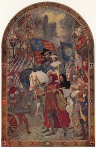 Hendrik VI. De Slag bij Barnet, 1471 door John Henry Amshewitz