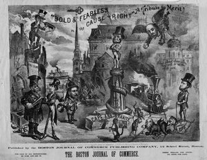 Dapper en onbevreesd in de zaak van het recht: een eerbetoon aan verdienste!, uitgegeven door Boston Journal of Commerce, 1873