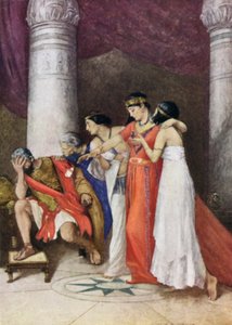 Antonius en Cleopatra door John Henry Frederick after Bacon