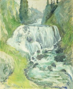 Watervallen door John Henry Twachtman