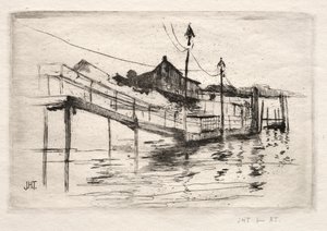 Voetgangersbrug, Bridgeport, Connecticut