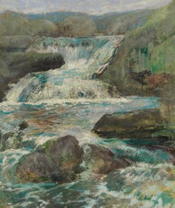 Horseneck Falls, ca. 1889-1900 door John Henry Twachtman