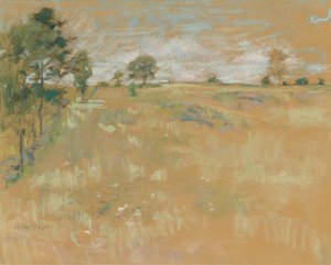 Weiden, Greenwich, Connecticut, ca. 1890-1900 door John Henry Twachtman