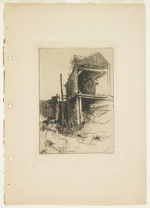 De Verlaten Molen, 1888-1889 door John Henry Twachtman