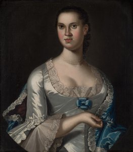 Mevrouw Elizabeth Smith (geboren Elizabeth Chew), 1762 door John Hesselius