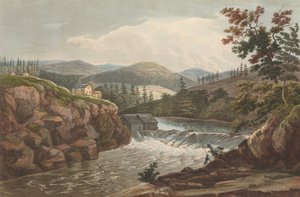 Little Falls bij Luzerne No. 1 van The Hudson River Portfolio