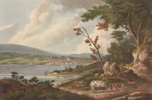 Newburg No. 14 van The Hudson River Portfolio, 1825