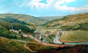 Brearley vanuit Lower Ewood, 1869 door John Holland