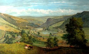 Todmorden Vallei vanuit Charlestown, 1860