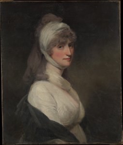 Mevrouw Thomas Pechell (Charlotte Clavering, overleden in 1841) door John Hoppner